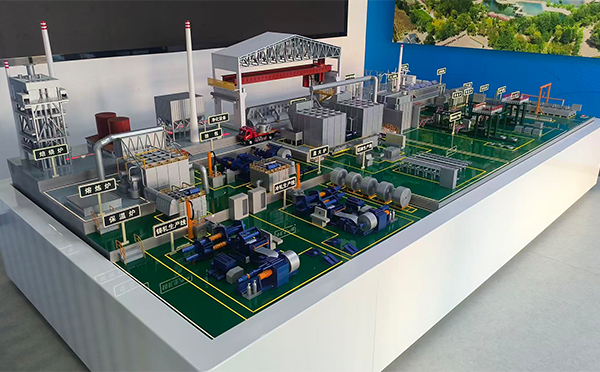 酒钢集团东铝厂-铝材生产线合作机械模型